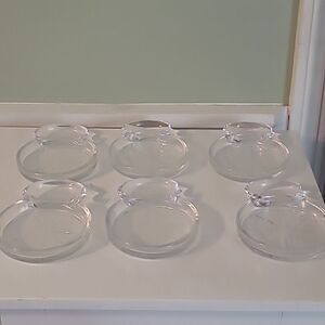 Vintage Glass Coasters/Ashtrays